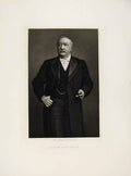 Original Old Antique Print London Men William Duff Bruce Portrait C1898 19th