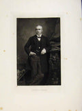 Original Old Antique Print London Mensir Myles Fenton Portrait C1898 Victorian