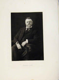 Original Old Antique Print London Men William Lund Portrait C1898 19th