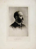 Original Old Antique Print London Men Alex Lawrie C1898 Portrait 19th