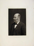 Original Old Antique Print London Men Magnus Mowat C1898 Portrait 19th