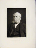 Original Old Antique Print London Men George Wilkinson Darabble Portrait C1898