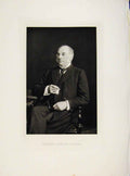 Original Old Antique Print London Men Wyndham Spencer Portal Portrait C1898 Art