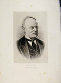 Original Old Antique Print London Men Lord Halsbury Portrait C1898 Victorian