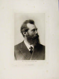 Original Old Antique Print Portrait Fine Art Sanders Photo C1898 19th