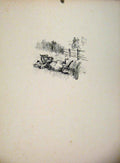Original Old Antique Print South Atherstone Nimrod In Trouble By Lionel Edwards
