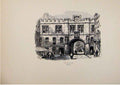 Original Old Antique Print C1875 Sketch Stone Bow Lincoln England Art Victorian