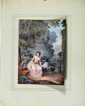 Original Old Antique Print Limited Edition Madame Dugazon Role By J Francois