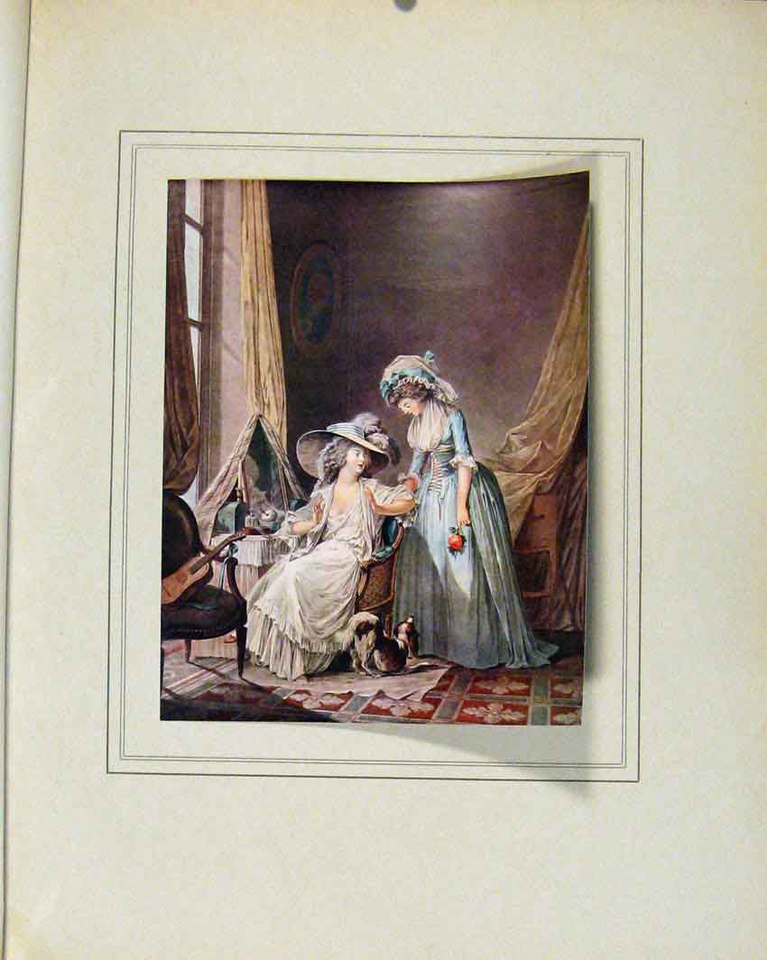 Original Old Antique Print Limited Edition Laveu Difficile By Jean Francois