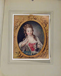 Original Old Antique Print The Pleasures Education By L Bonnet Limited Edition
