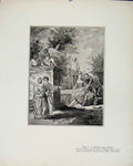 Original Old Antique Print Le Rendex V Ous Comique By J Francois Limited Edition