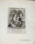Original Old Antique Print Les Sentiments De La Nation Francois Limited Edition