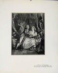 Original Old Antique Print Lamant Pressan By A Legrand Limited Edition