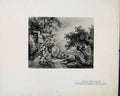 Original Old Antique Print Pastorale 601 By Gilles Demarteau Limited Edition