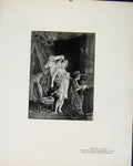 Original Old Antique Print Le Lever By N Francois Limited Edition Art