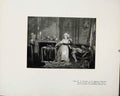 Original Old Antique Print Limited Edition La Sonnette Ou Le Dejeuner Interrompu
