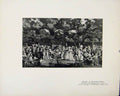 Original Old Antique Print La Promendage Publique Limited Edition Art