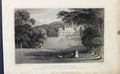 Original Old Antique Print Mount Edgcumbe Devonshire England C1849 Victorian