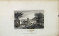 Original Old Antique Print Village Ragland Fine Art C1849 19th