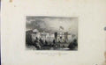 Original Old Antique Print Queens Palace Pimlico Ldondon England Fine Art