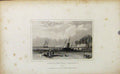Original Old Antique Print Northfleet Near Gravesend Kent C1849 19th