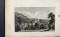 Original Old Antique Print Plymouth Devonshire Fine Art England