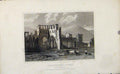 Original Old Antique Print Llanthoney Abbey Monmouthshire Fine Art