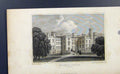 Original Old Antique Print Mulgrove Casatle Yorkshire Fine Art
