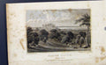 Original Old Antique Print England Wilton Castle Yorkshire C1849 19th