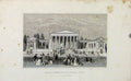 Original Old Antique Print Great Thornton St Chapel Hull Yorkshire C1849 19th