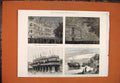 Original Old Antique Print Queen Jubilee Bombay Sassoon Rampart Irrawaddy 1887