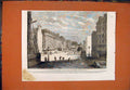 Original Old Antique Print Boulevard Malesherbes Madeleine France Street 1861