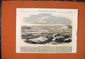 Original Old Antique Print Gottenburg Sweden View Goteborg 1861 19th
