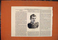 Original Old Antique Print Portrait Frank Tyars 1885 19th Century