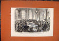 Original Old Antique Print Hardy Home Office Loyal Irish Address