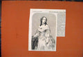 Original Old Antique Print Mrs Charles Young Hunchback Theatre Actress 1858 19th