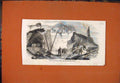 Original Old Antique Print Pavilion Theatre Ruins Fire Remains 1856 Victorian