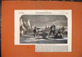 Original Old Antique Print Scene Sea Ice Drama Adelphi Theatre Thirst G1853 19th