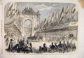 Old Antique Print 1861 Coronation King Prussia Konigsberg Ladies Address 19th