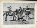 Original Old Antique Print Boer War By Richard Danes Welcome Drink From Native