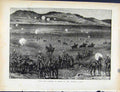 Old Antique Print Boer War By Richard Danes Horse In Rear Fighting Line