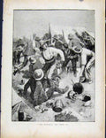 Original Old Antique Print Boer War By Richard Danes Rooineks Are Upon Us