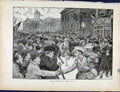 Original Old Antique Print Boer War By Richard Danes Return Civs