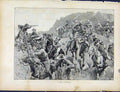 Original Old Antique Print Boer War By Richard Danes Hot Corner Fine Art