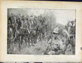 Original Old Antique Print Boer War By Richard Danes Dawn After The Battle