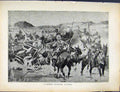 Original Old Antique Print Boer War By Richard Danes Common Transpport Accident