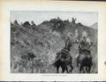 Original Old Antique Print Boer War By Richard Danes Mounted Infantry Action