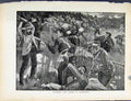 Original Old Antique Print Boer War By Richard Danes Storming Laager Dordrecht