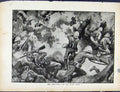Original Old Antique Print Boer War By Richard Danes Cornwalls River Bank