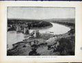 Original Old Antique Print Boer War By Richard Danes Colenso Railway Bridge